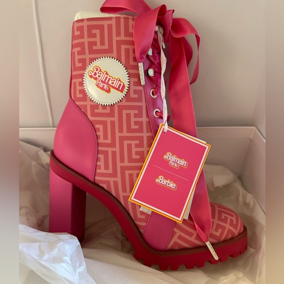 Brand new in box Balmain Barbie Boots - Picture 1 of 5